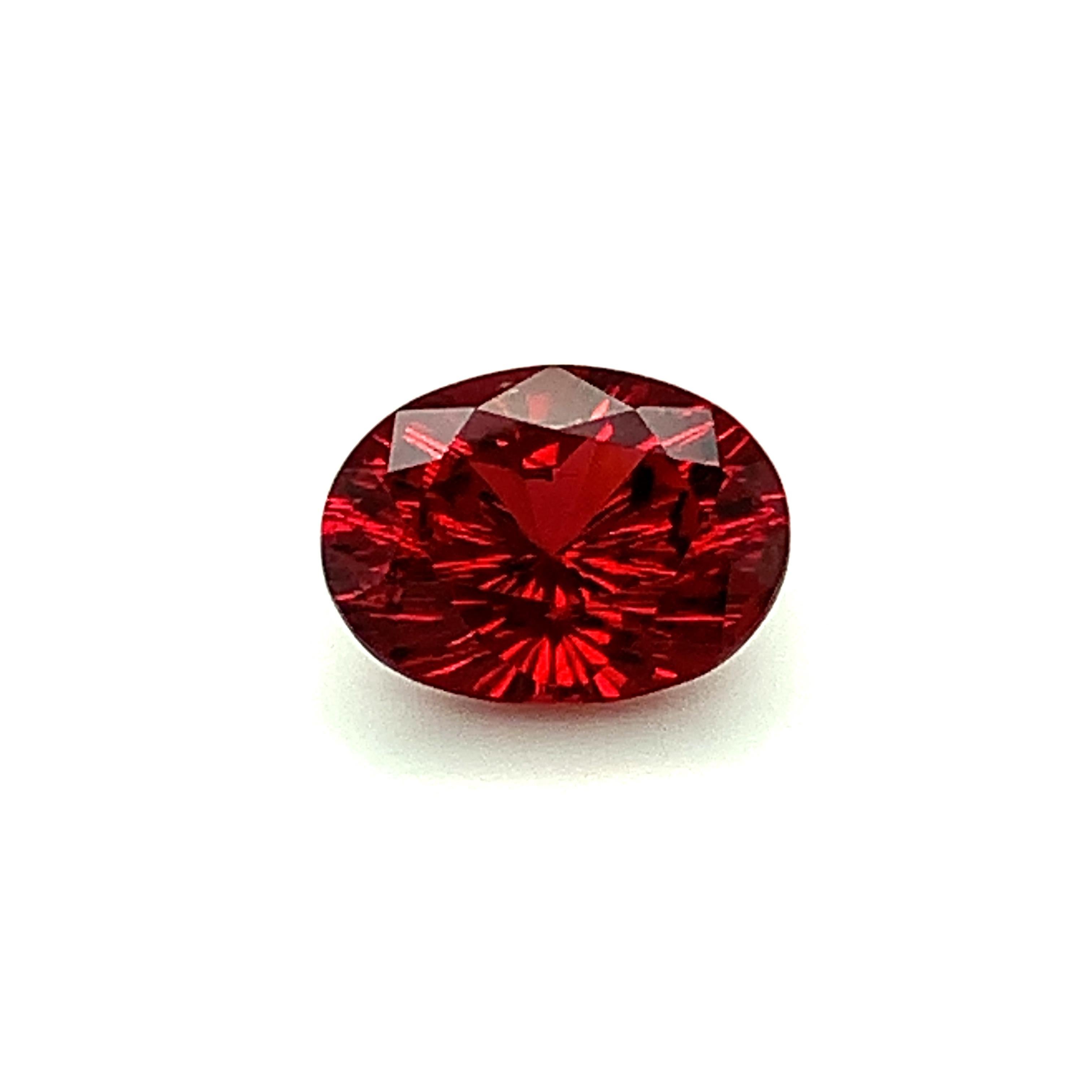 loose red spinel