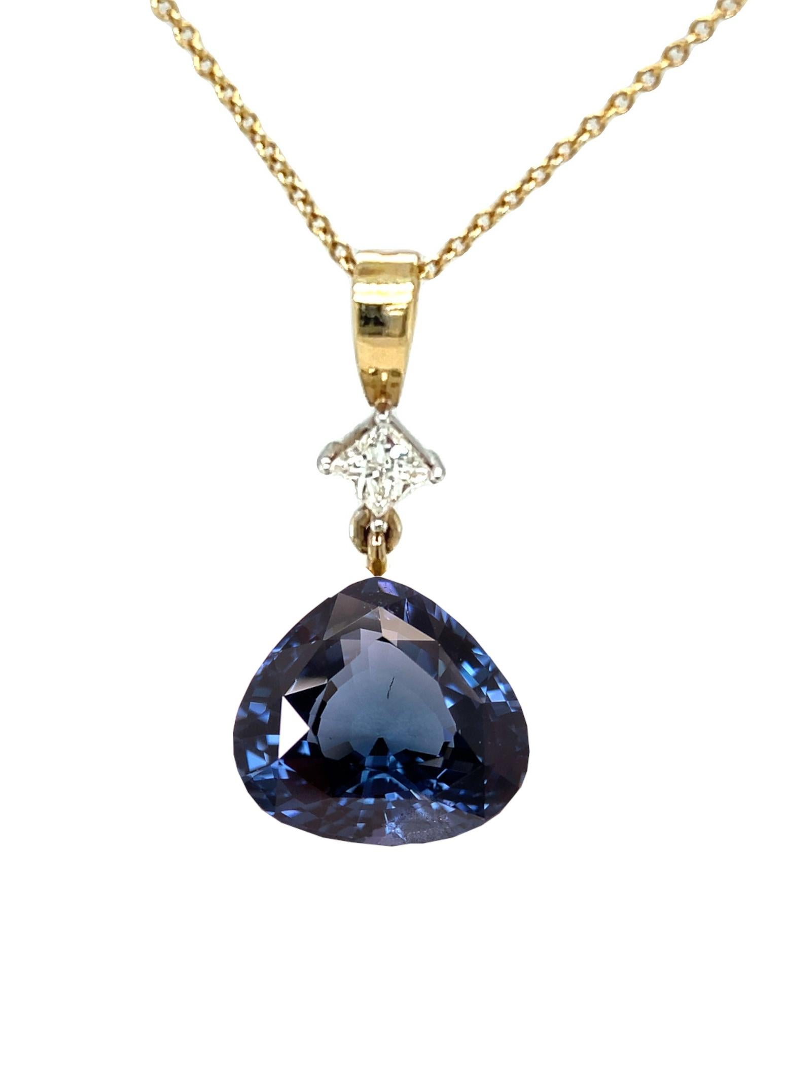 Unerhitzter 5,02 Karat Blauer Spinell, loser Edelstein, GIA zertifiziert im Angebot 12
