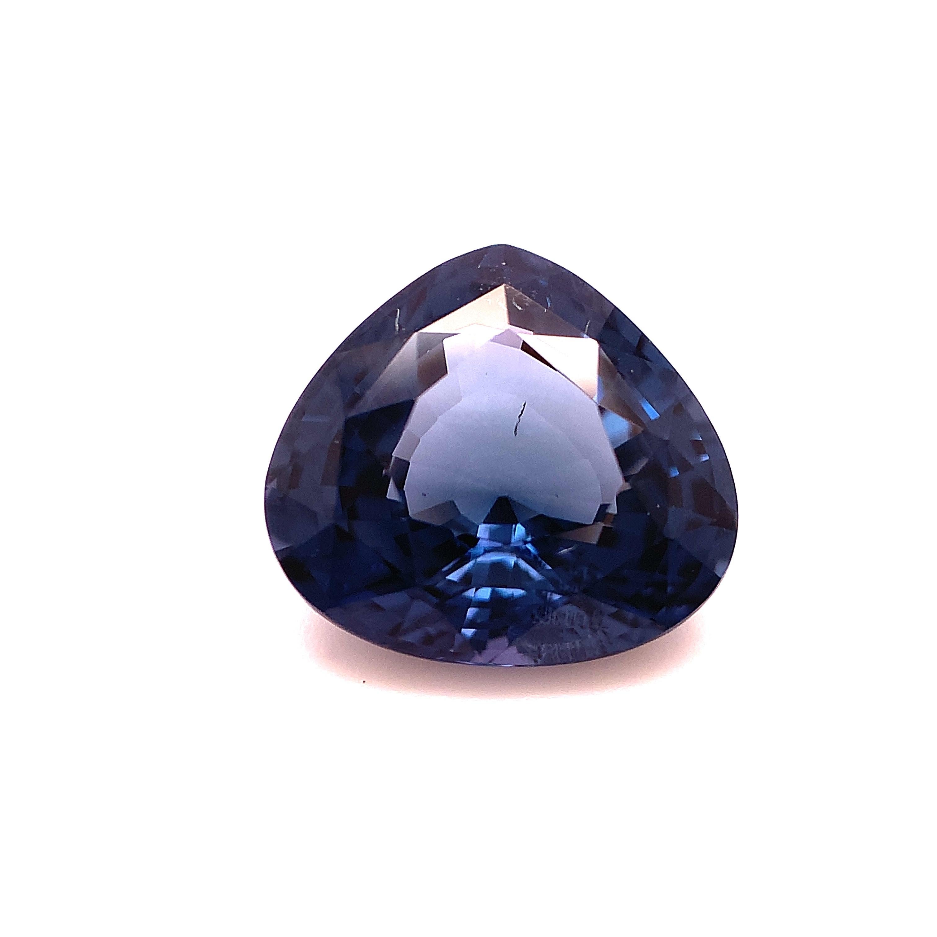 Unheated 5.02 Carat Blue Spinel, Loose Gemstone, GIA Certified ..... A For Sale 1