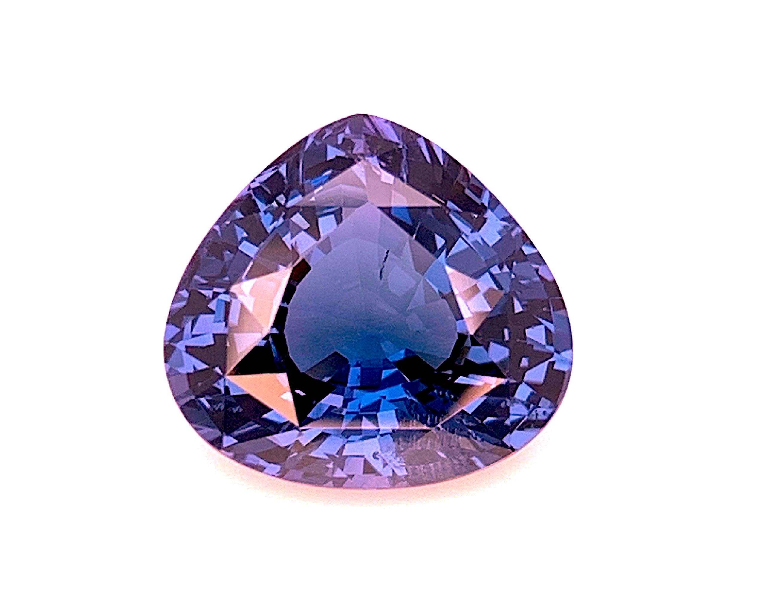 Unheated 5.02 Carat Blue Spinel, Loose Gemstone, GIA Certified ..... A For Sale 6