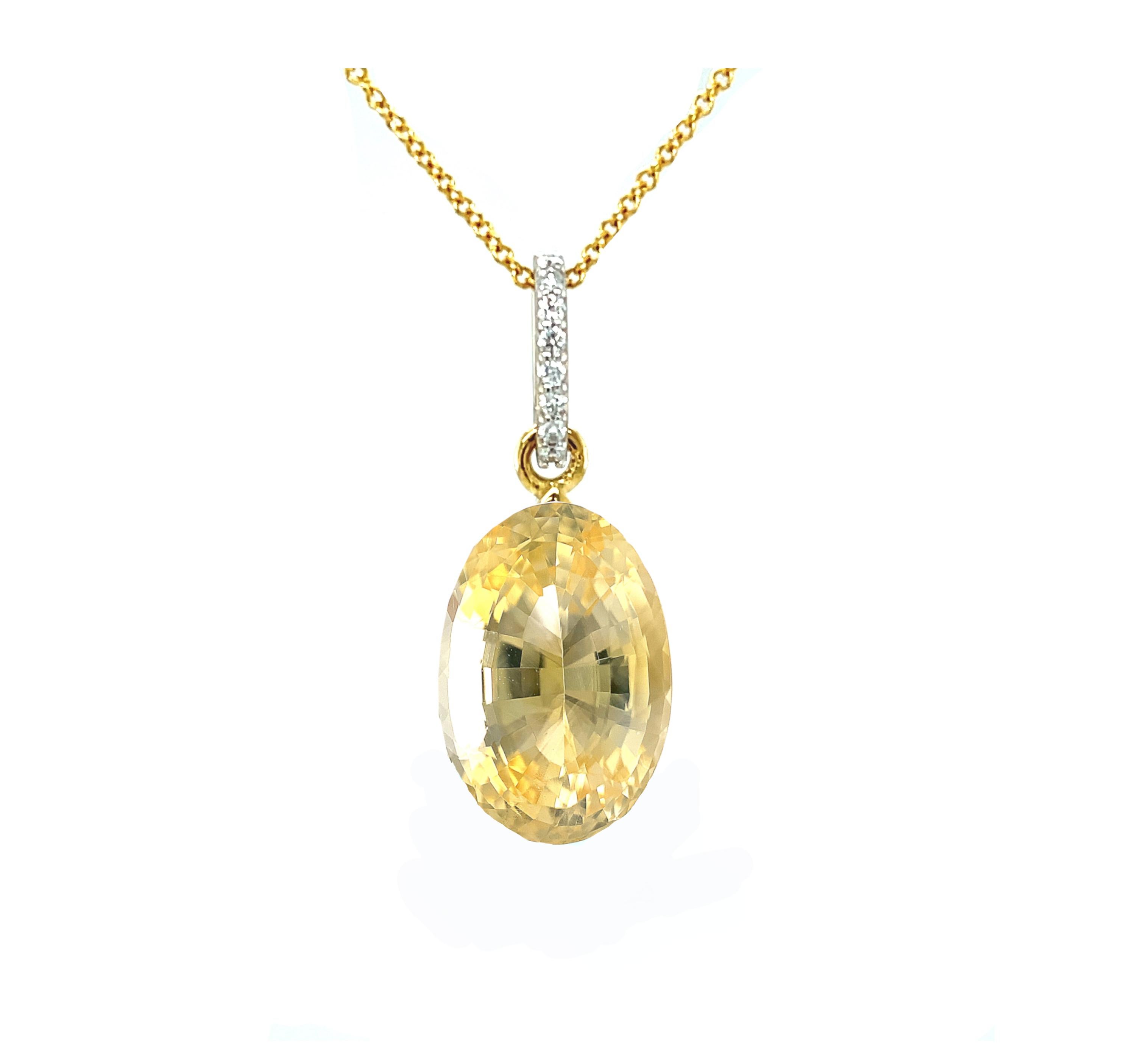 Unheated 7.16 Carat Yellow Sapphire Oval, Unset Loose Gemstone, GIA Certified For Sale 1