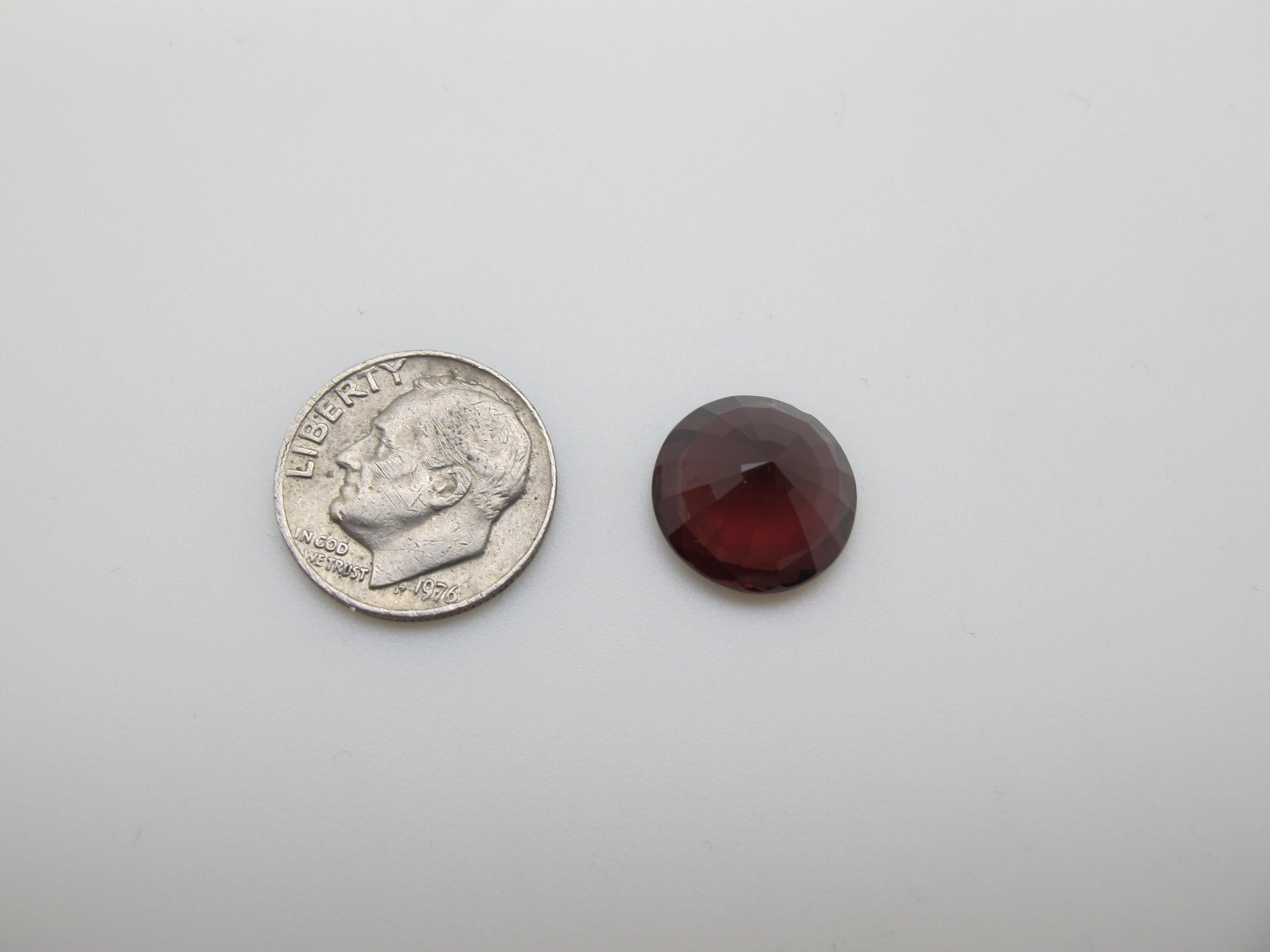 Unheated 7.84 Carat Red Spinel Round, Loose Gemstone, GIA Certified For Sale 5