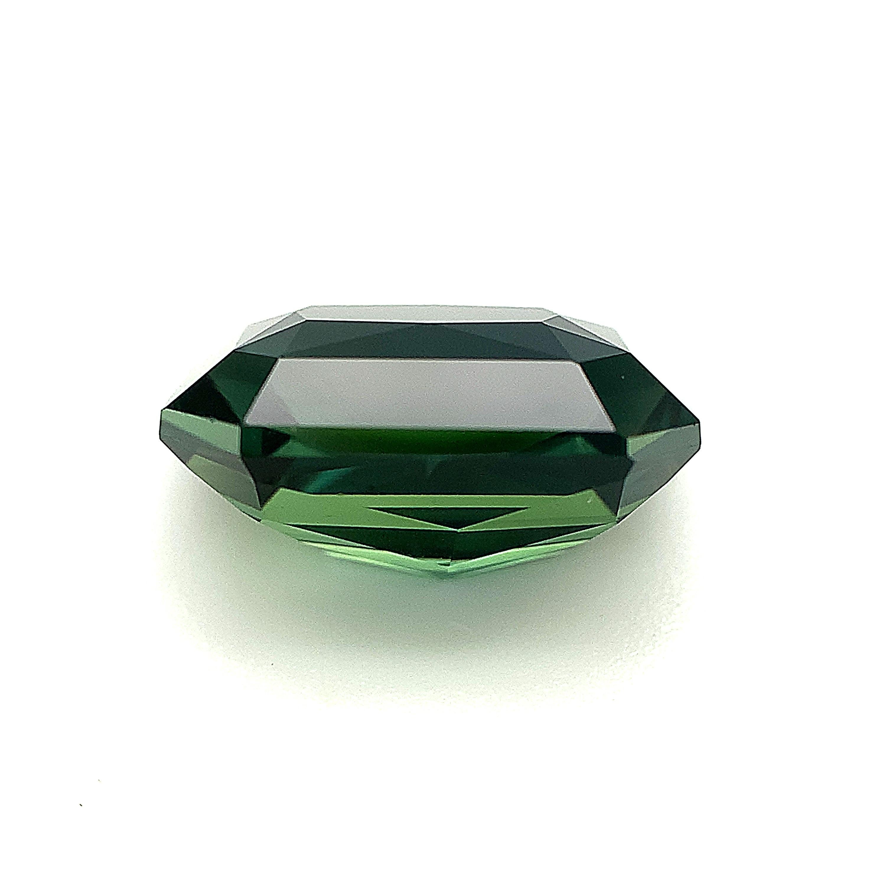 Unheated 8.63 Carat Blue Green Sapphire, Loose Gemstone, GIA Certified  For Sale 1