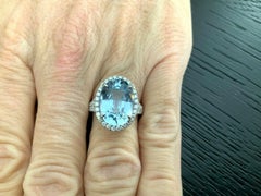 Unheated 9.29 Carat Sri Lankan Blue Sapphire and Diamond Ring GIA Certified