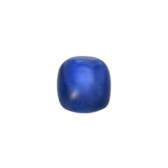 Unheated Burma Sapphire Cabochon Ring Gem 15 Carat Loose Gemstone