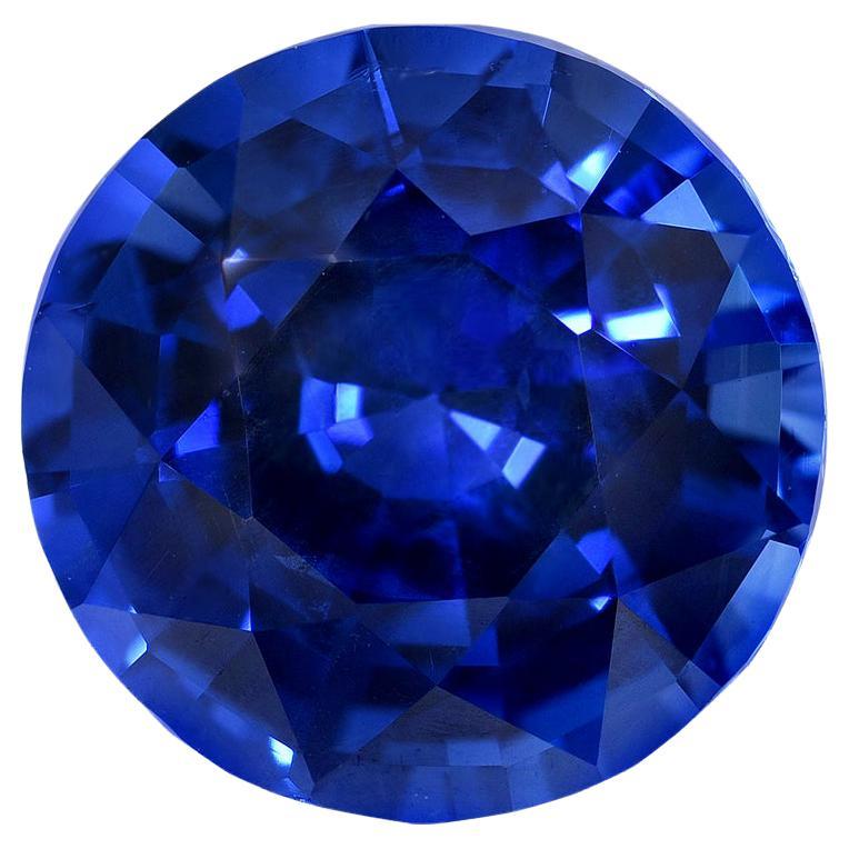 Unheated Burma Sapphire Ring Gem 3.01 Carat Royal Blue No Heat Loose Gemstone