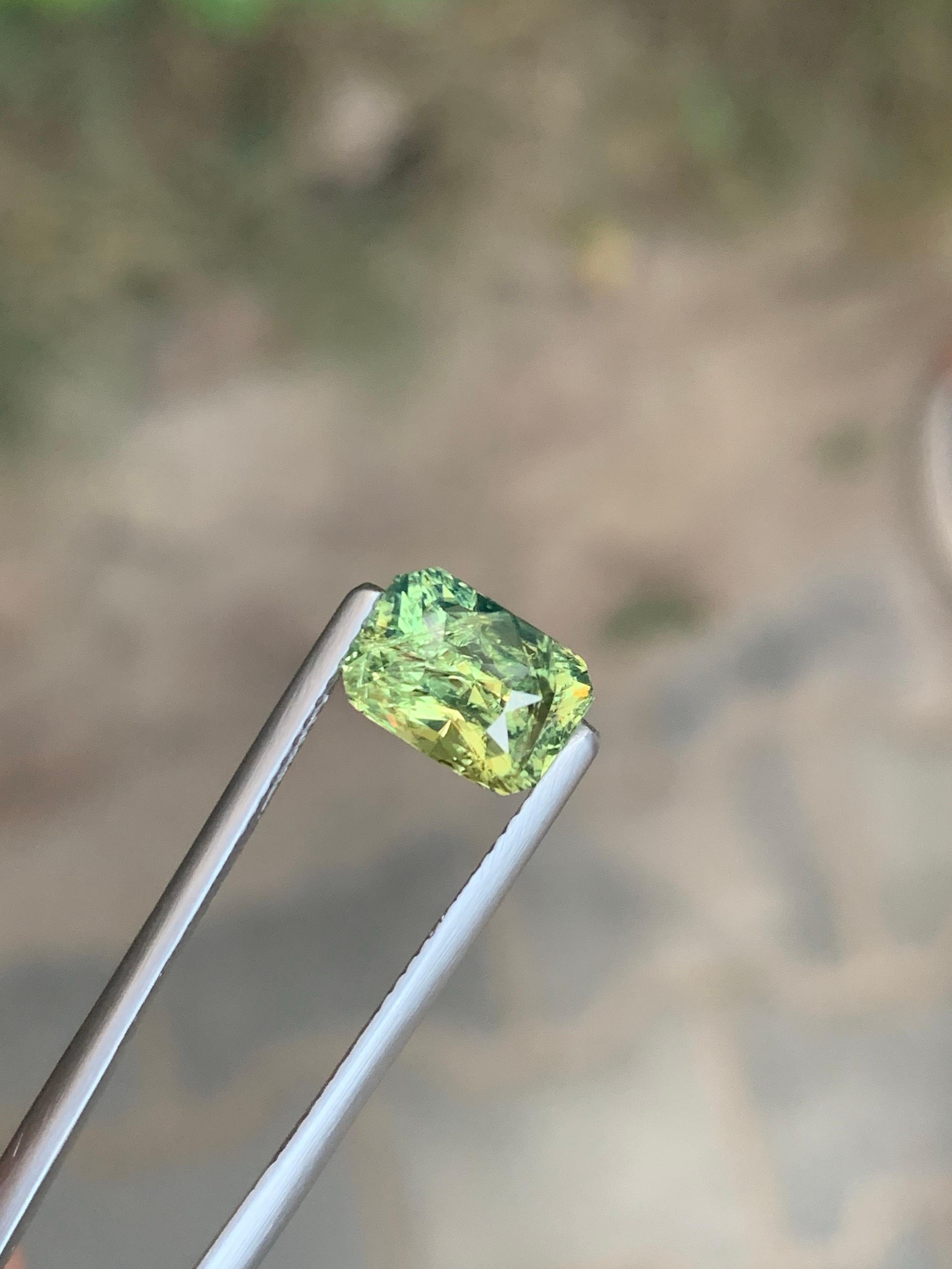 Unerhitzter zertifizierter 3,19 Karat natürlicher loser dreifarbiger Saphir Edelstein im Angebot 4