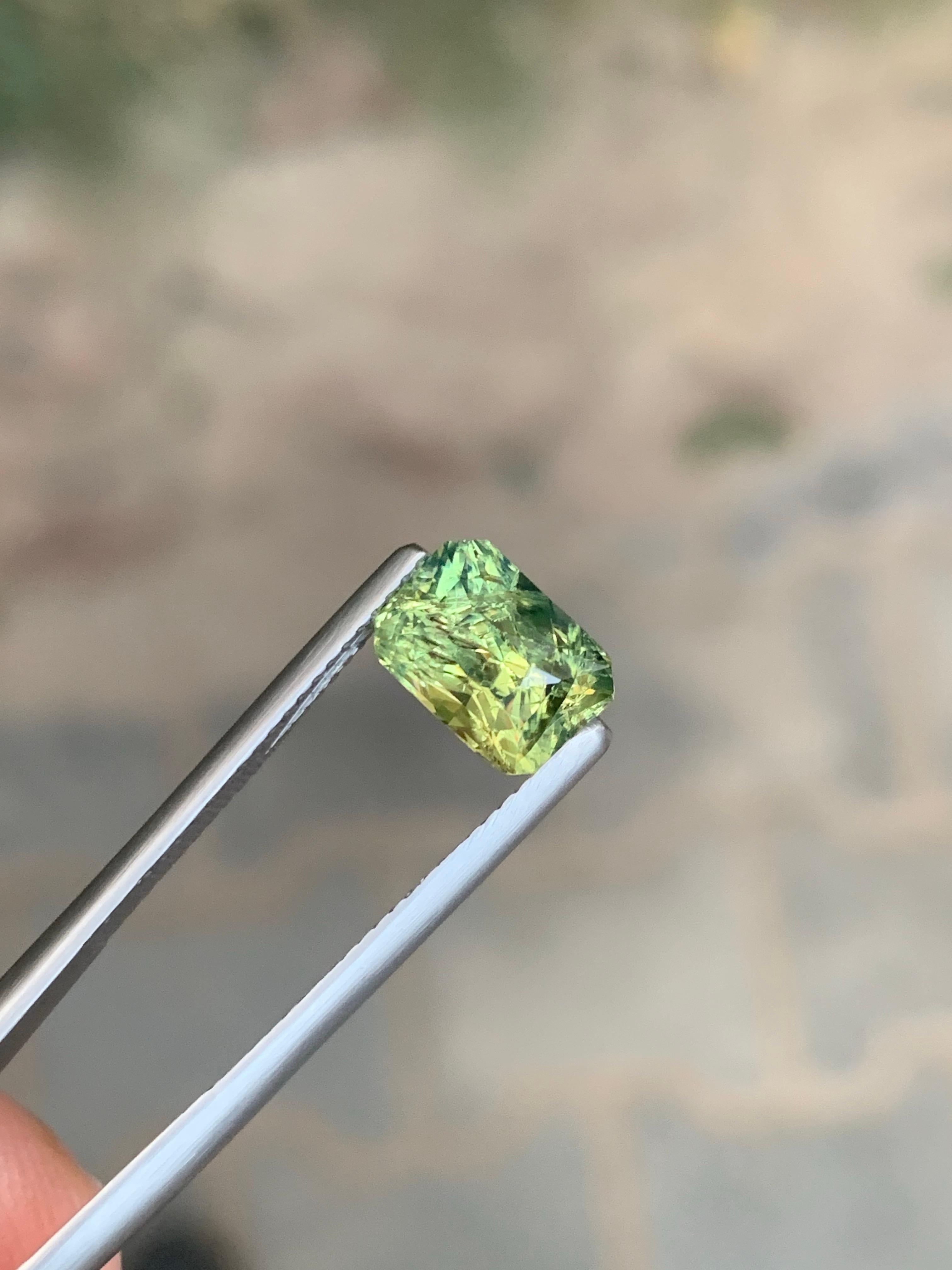 Unerhitzter zertifizierter 3,19 Karat natürlicher loser dreifarbiger Saphir Edelstein im Angebot 8