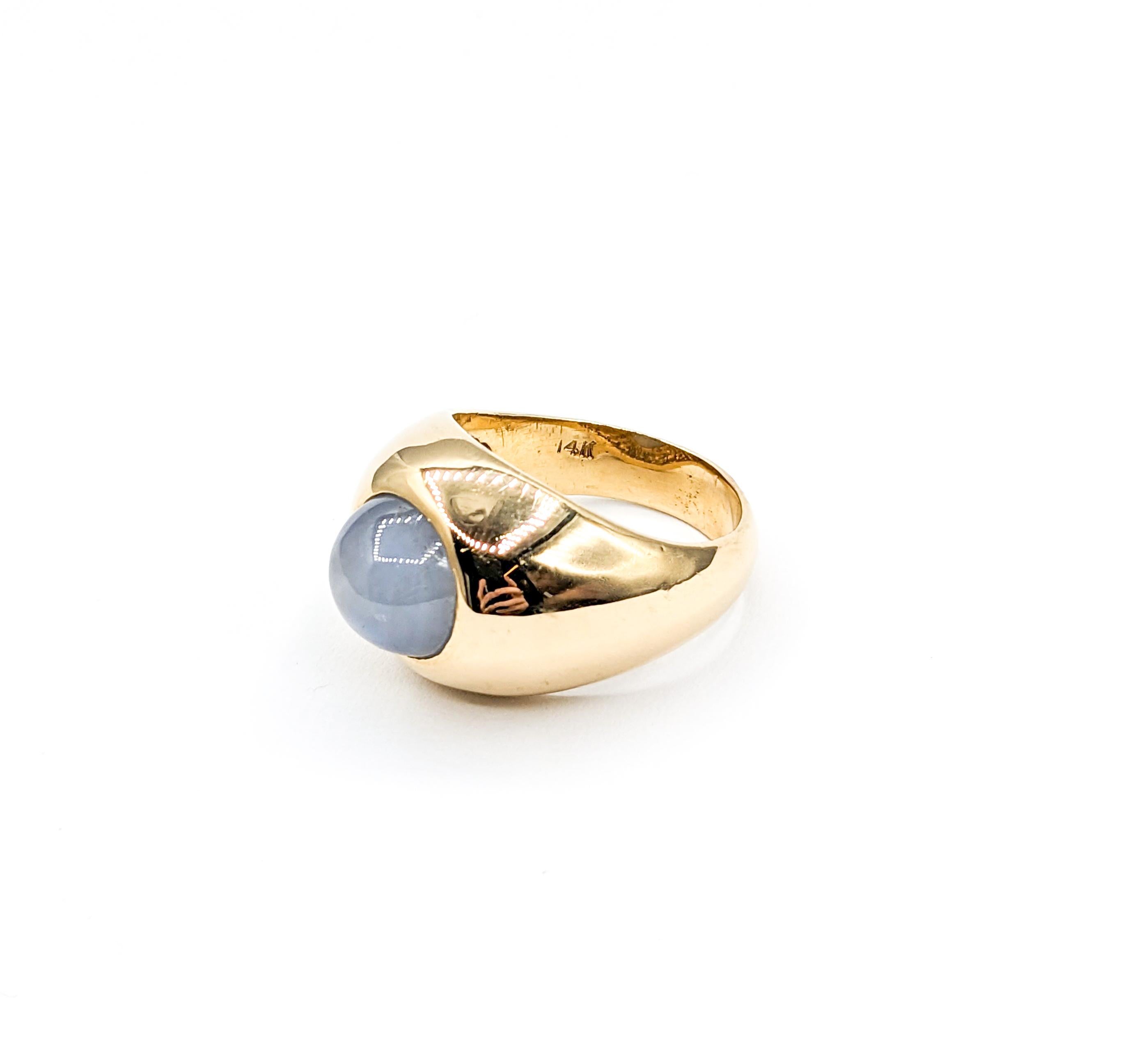 Unheated Ceylon Star Sapphire Mens Ring For Sale 4