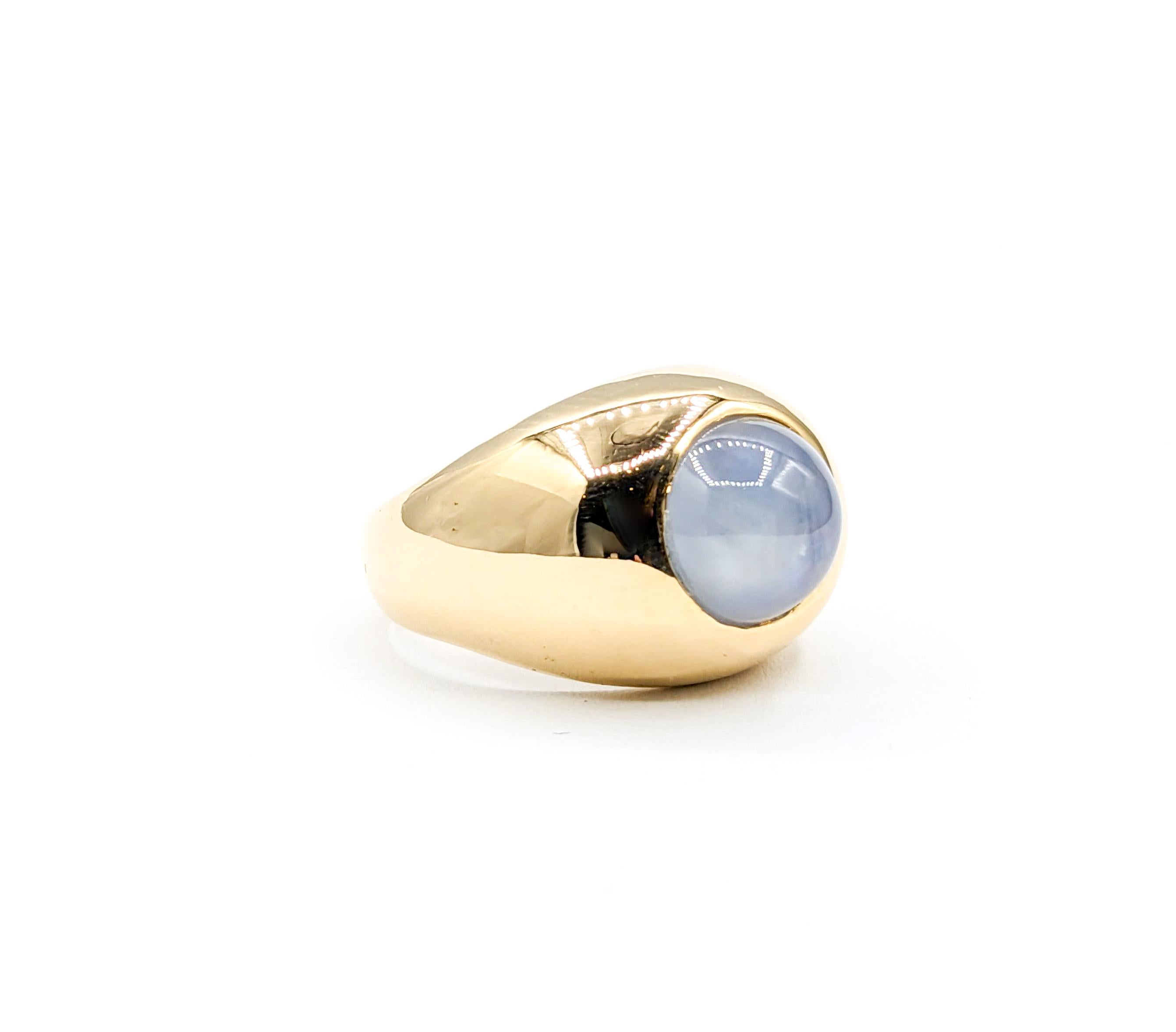 Unheated Ceylon Star Sapphire Mens Ring For Sale 1