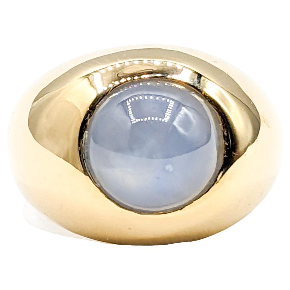 Unheated Ceylon Star Sapphire Mens Ring