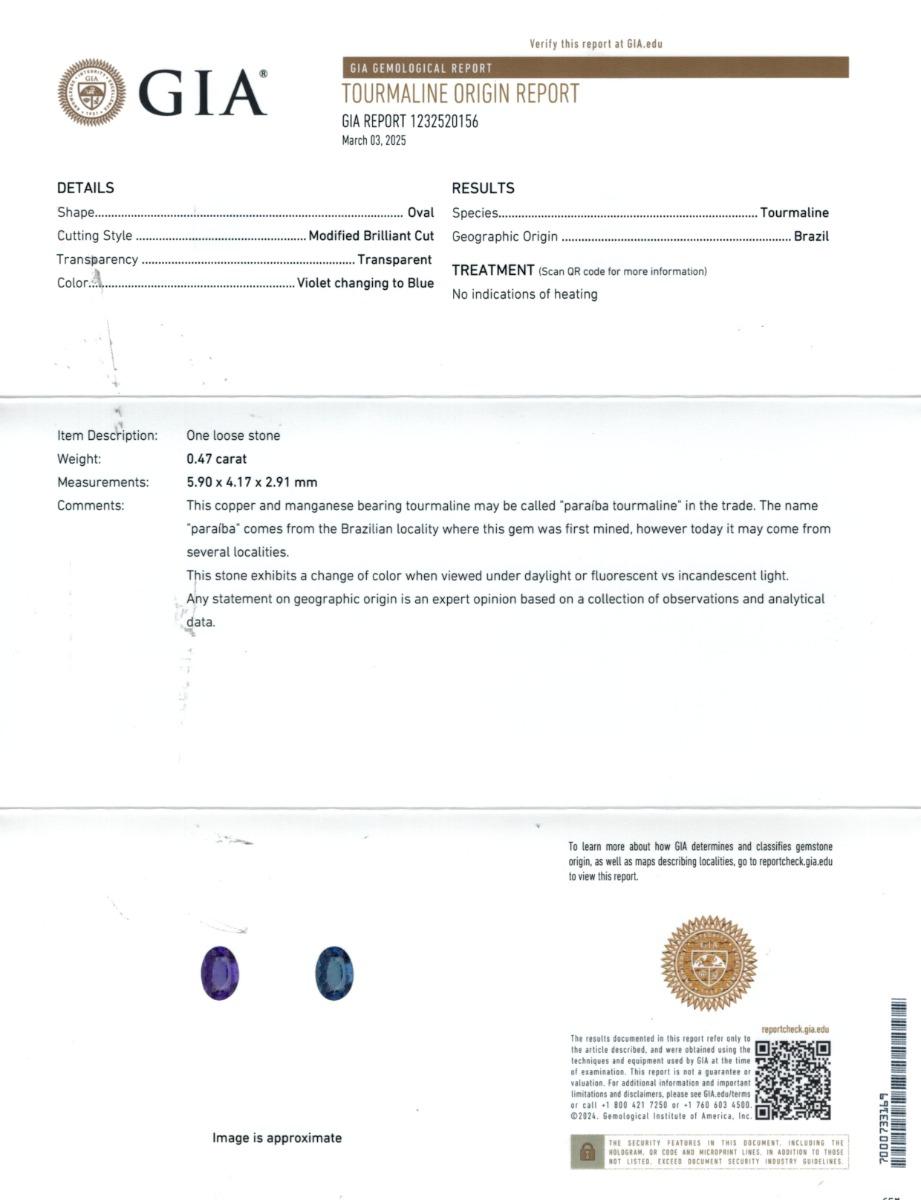 Cette tourmaline brésilienne exceptionnelle de Condit présente un effet de changement de couleur hypnotique, changeant de teinte sous différentes conditions d'éclairage. Grâce à sa taille brillante, cette pierre précieuse maximise l'éclat et la