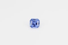 Unerhitzter facettierter blauer Saphir, 0,84 ct