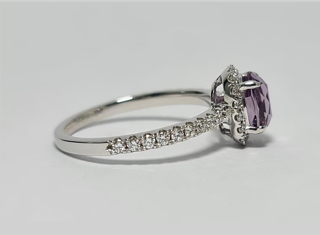 lavender diamond ring