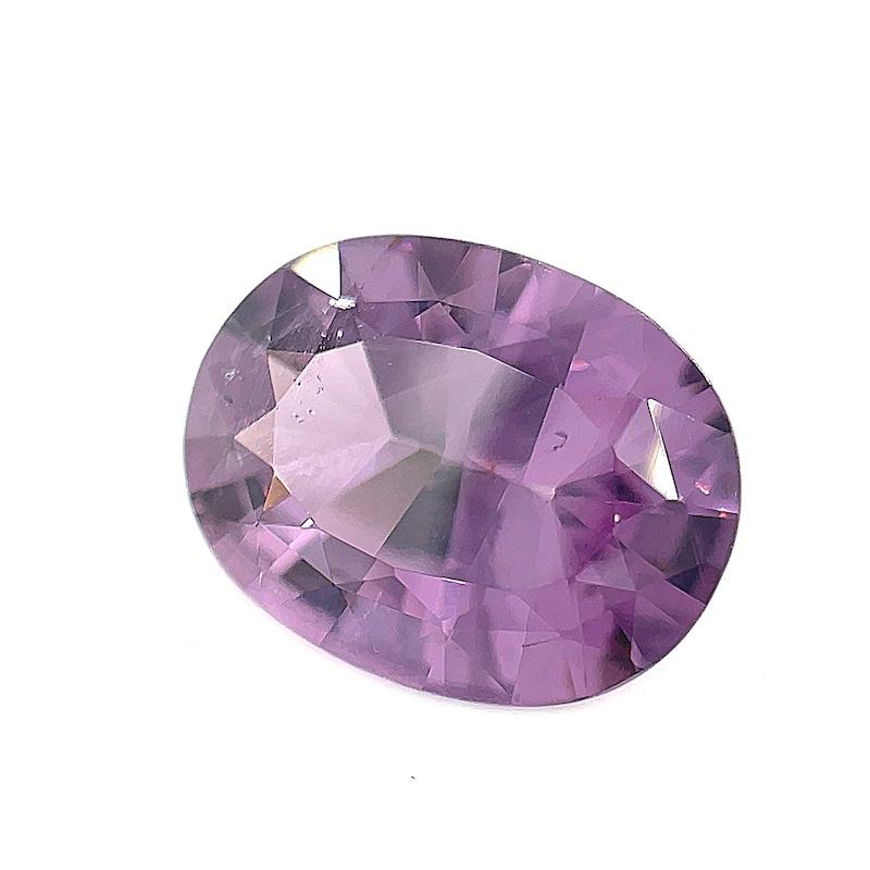 Artisan Unheated Lavender Purple Spinel 3.91 Carats, Loose Gemstone for Ring or Pendant For Sale