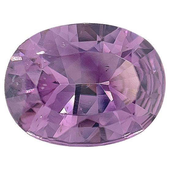 Unheated Lavender Purple Spinel 3.91 Carats, Loose Gemstone for Ring or Pendant For Sale