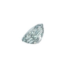 Unheated Light Green Sapphire Ring Gem 3.67 Carat Emerald Cut Loose Gemstone