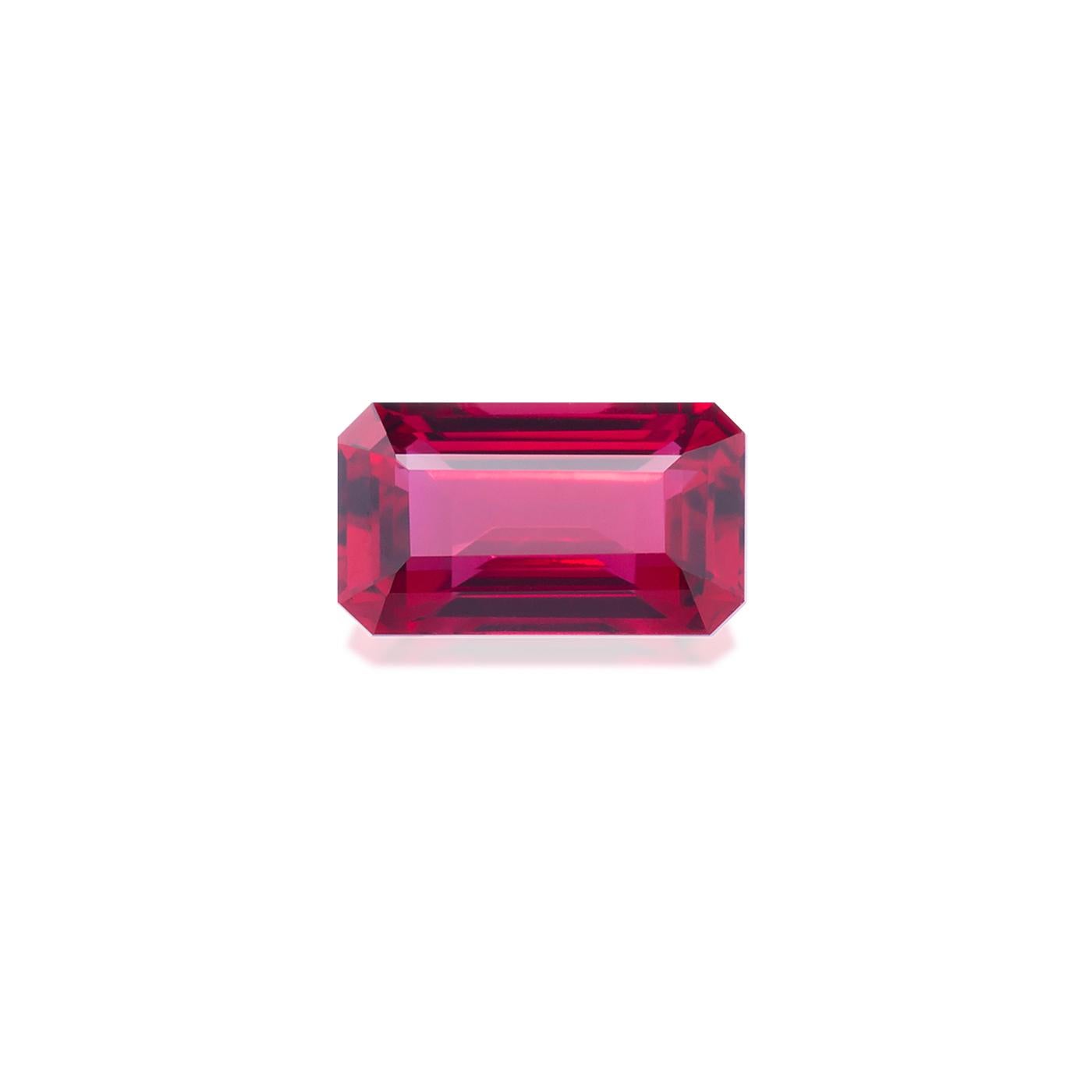 Unheated Mozambique Ruby 0.87 Ct G-ID Certified Octagon Cut In New Condition For Sale In Bangkok, TH