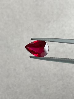 Unheated Mozambique Ruby 2.35 carats certified by GUILD