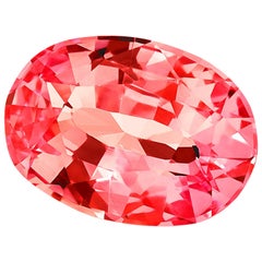 Unheated 1.72 Carat Salmon-Pink Padparadscha Sapphire, GIA Certified