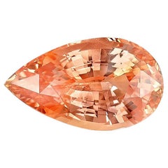 Unheated Padparadscha Sapphire Ring Gem 6.26 Carat GRS Certified Ceylon No Heat