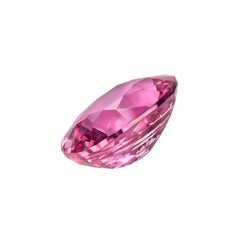 Unheated Pink Sapphire Ring Gem 3.19 Carat Oval Loose No Heat Gemstone