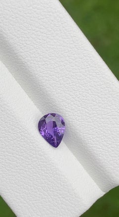 Unheated Purple Sapphire Ring Gem 0.75 Carat Loose Gemstone