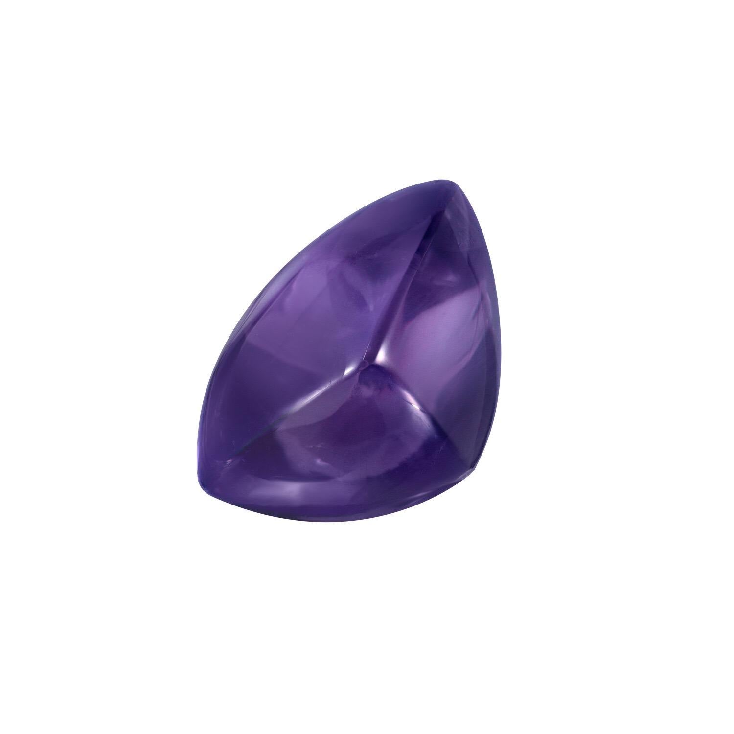 Rare and Exclusive 11.28 Carat No-Heat Ceylon Purple Sapphire: A Collector’s Masterpiece and Custom Jewelry Inspiration By Merkaba Beverly Hills.

Presenting a truly extraordinary gemstone: an 11.28 carat no-heat “Ceylon” Purple Sapphire, expertly