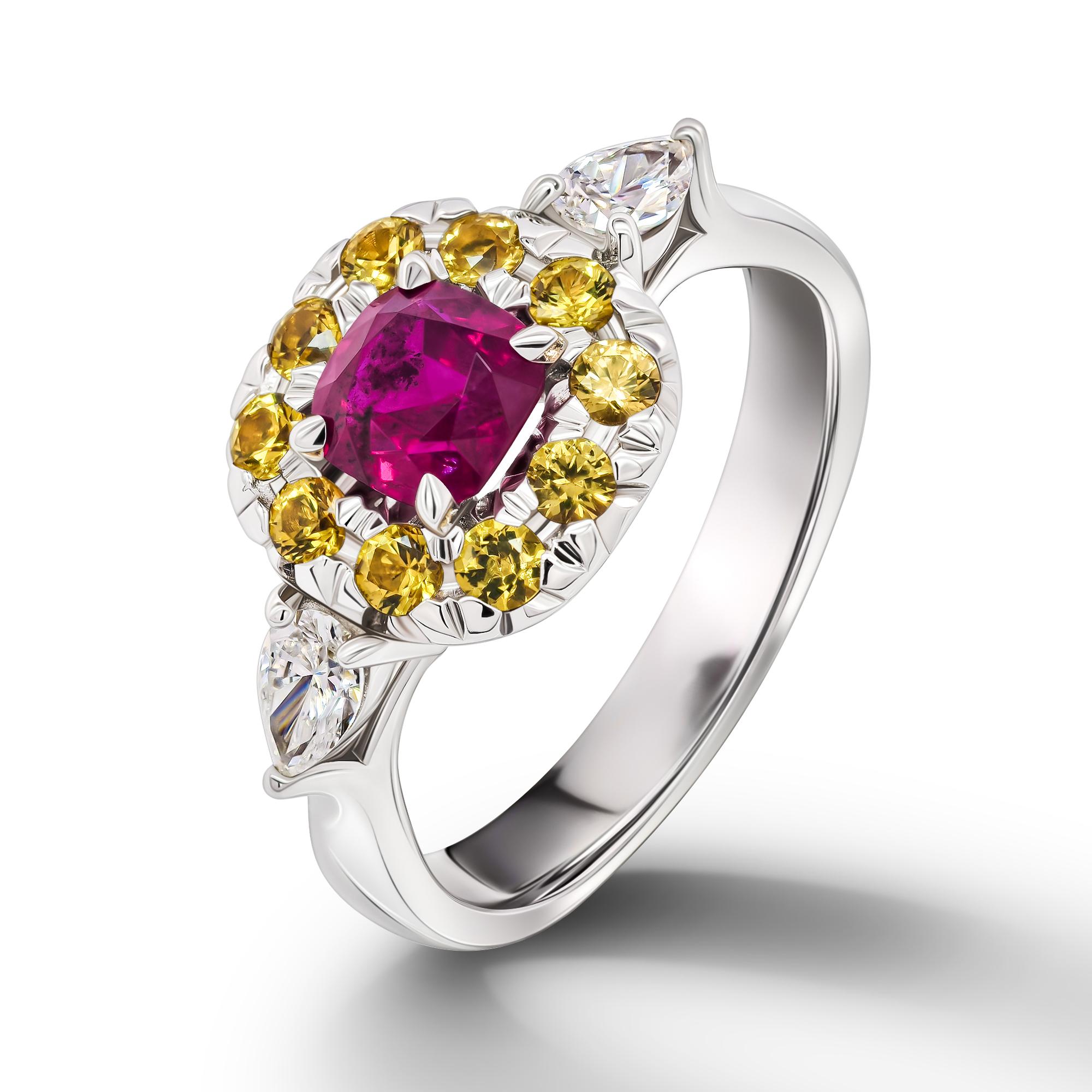 ruby sapphire ring