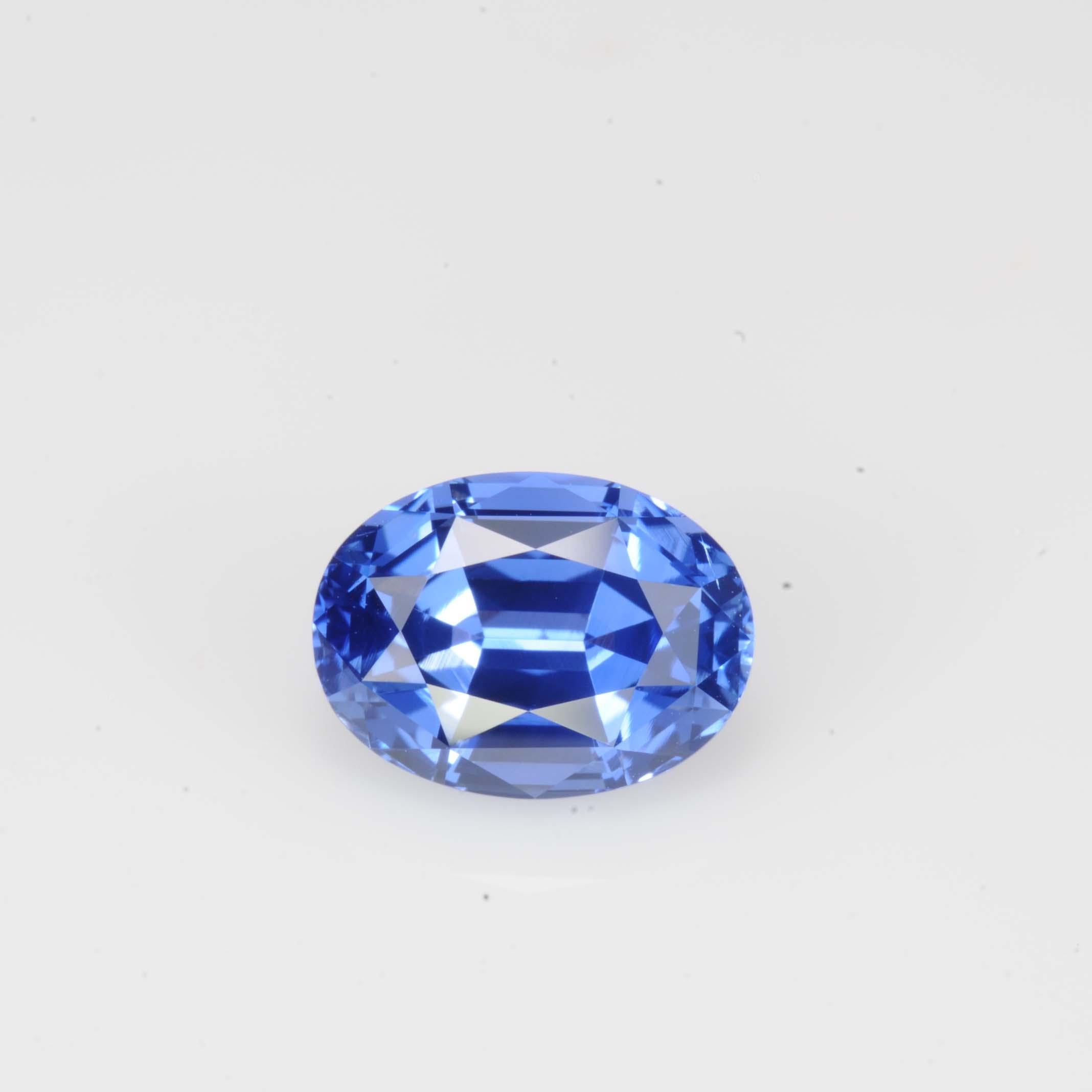 unheated cornflower blue sapphire