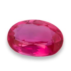 Unheated Sri Lanka Pink Sapphire 0.88ct Loose Untreated Natural Real Oval 7X5mm