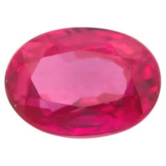 Unheated Sri Lanka Pink Sapphire 1.17ct Loose Untreated Natural Real Oval 7X5mm)