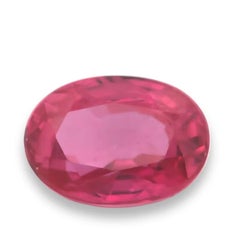 Unheated Sri Lanka Pink Sapphire 1.20ct Loose Untreated Natural Real Oval 7X5mm