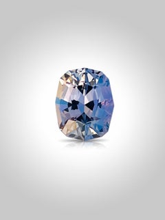 Unerhitzter Tansanit Zoisite 2,35ct Präzisionsschliff Graublau Titan Farbe