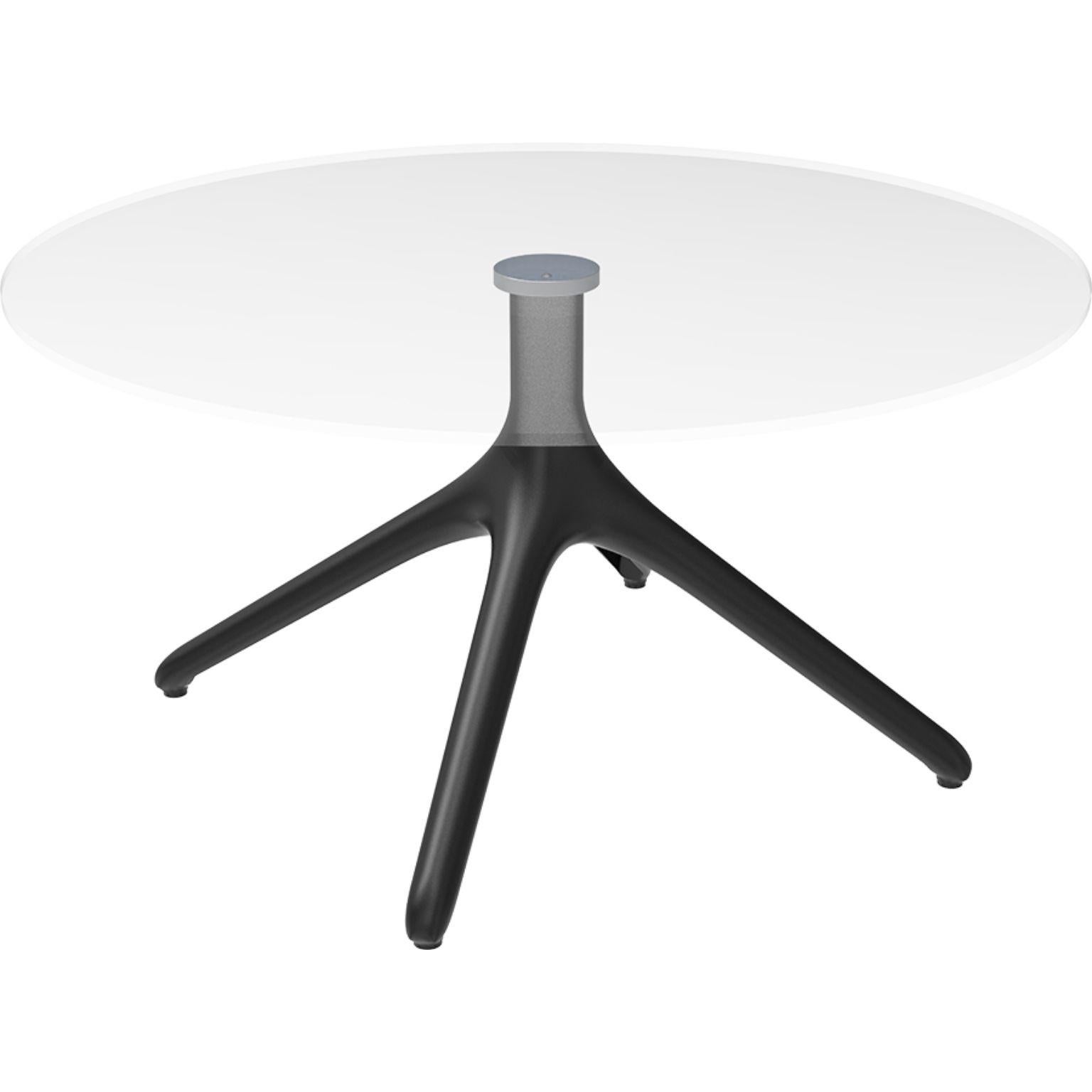 Aluminum Uni Black Table XL 50 by MOWEE For Sale