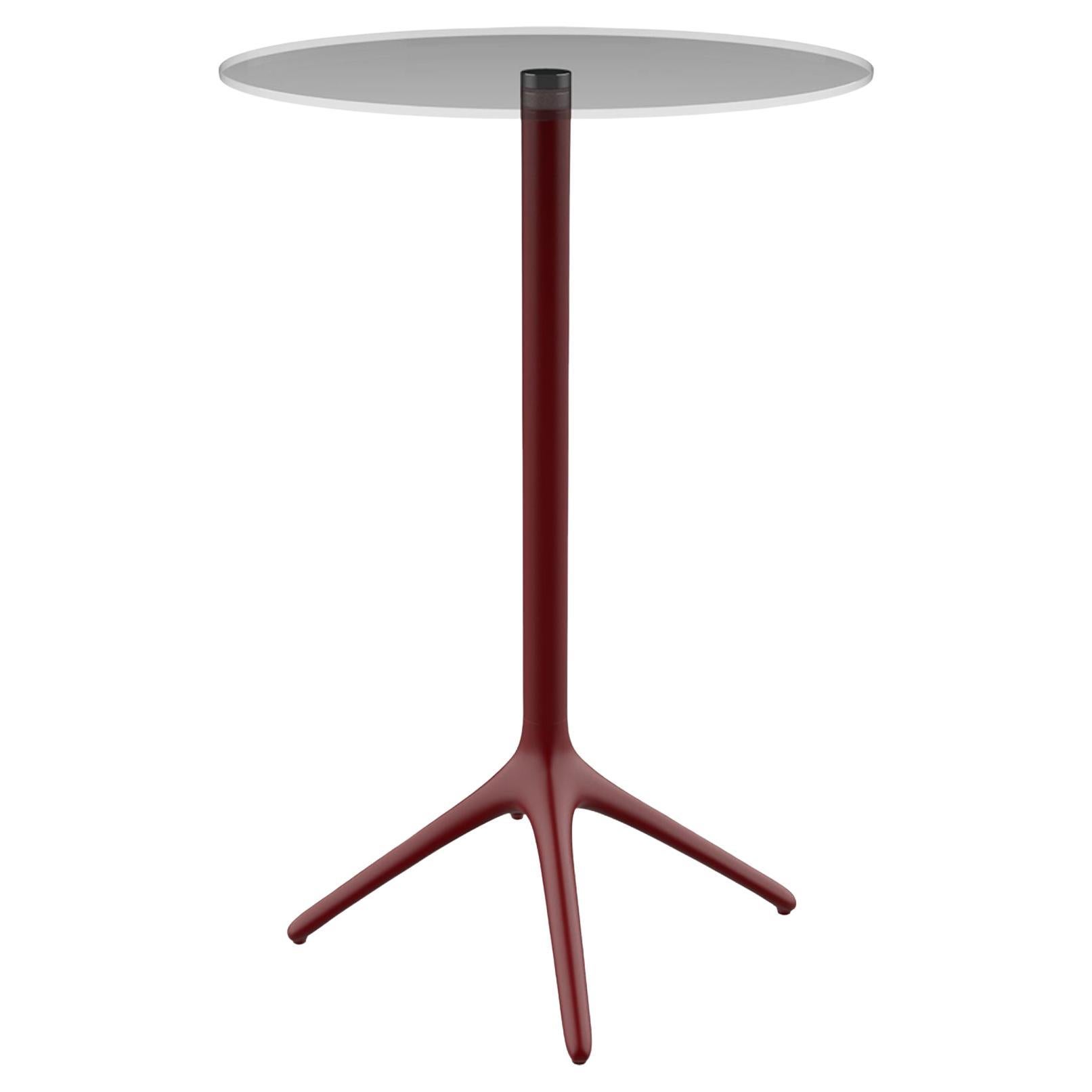 Uni Burgundy Table 105 by MOWEE For Sale