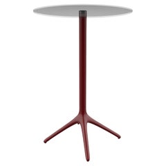 Burgunderfarbener Uni-Tisch 105 von MOWEE