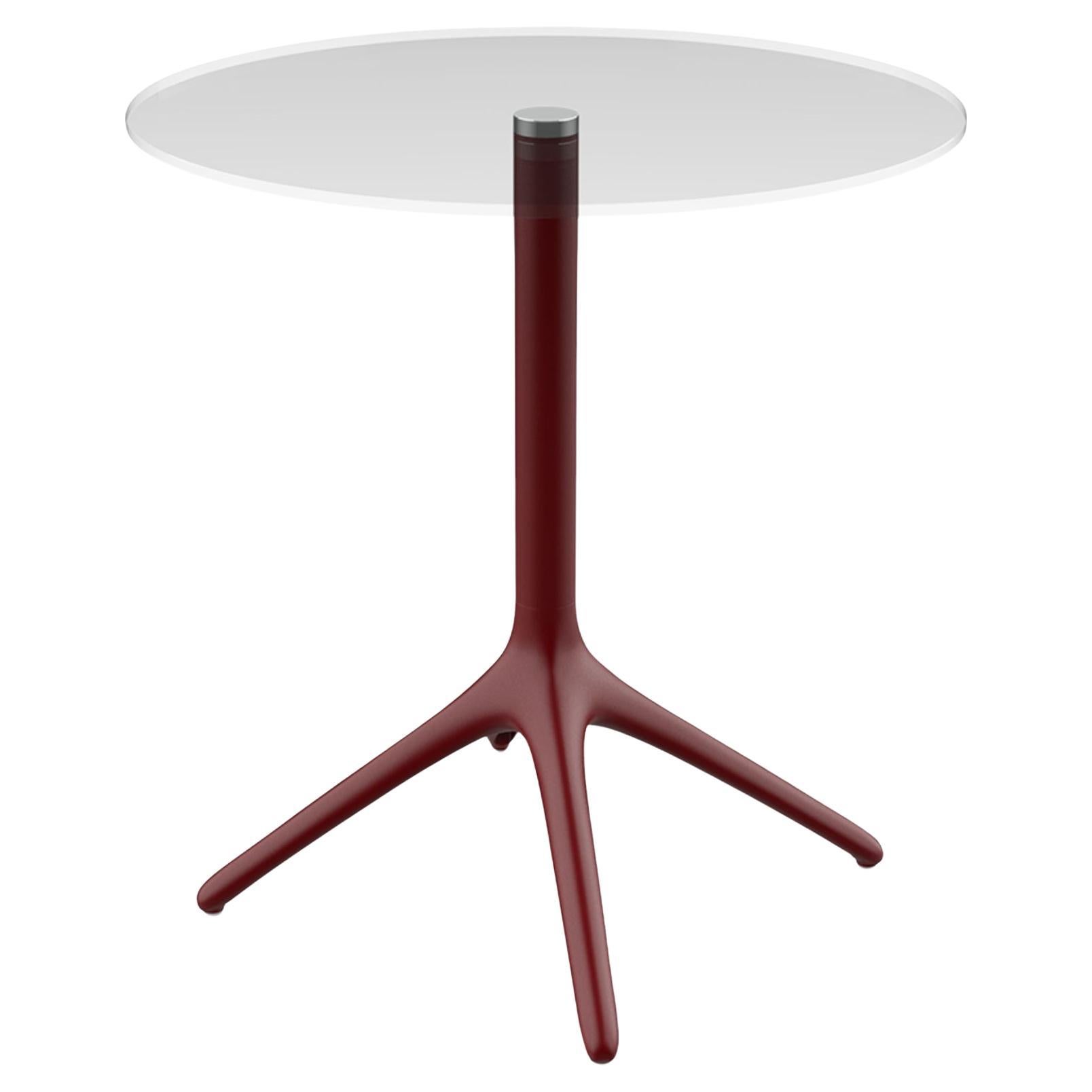 Uni Burgundy Table 73 by MOWEE For Sale