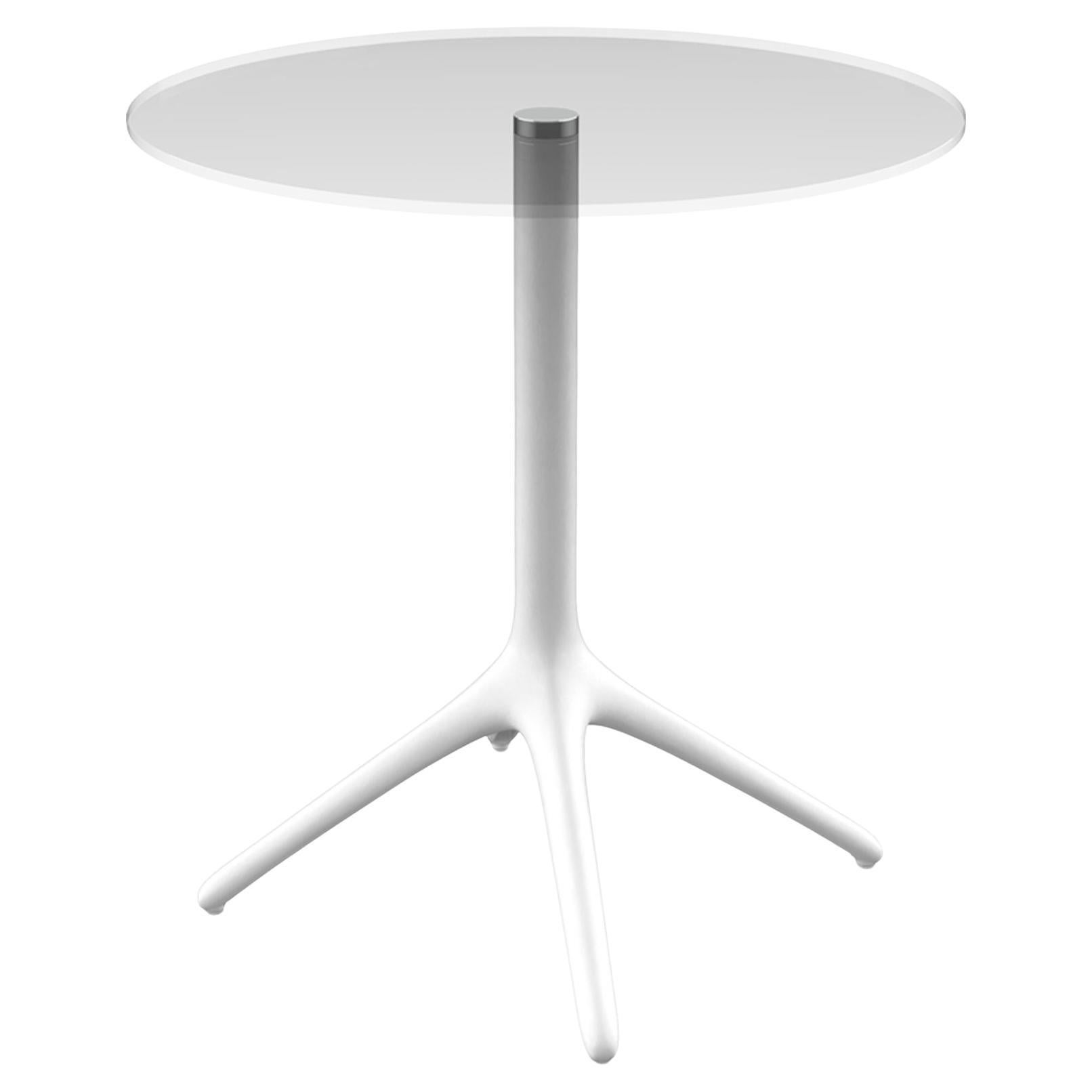 Uni White Table 73 by Mowee For Sale