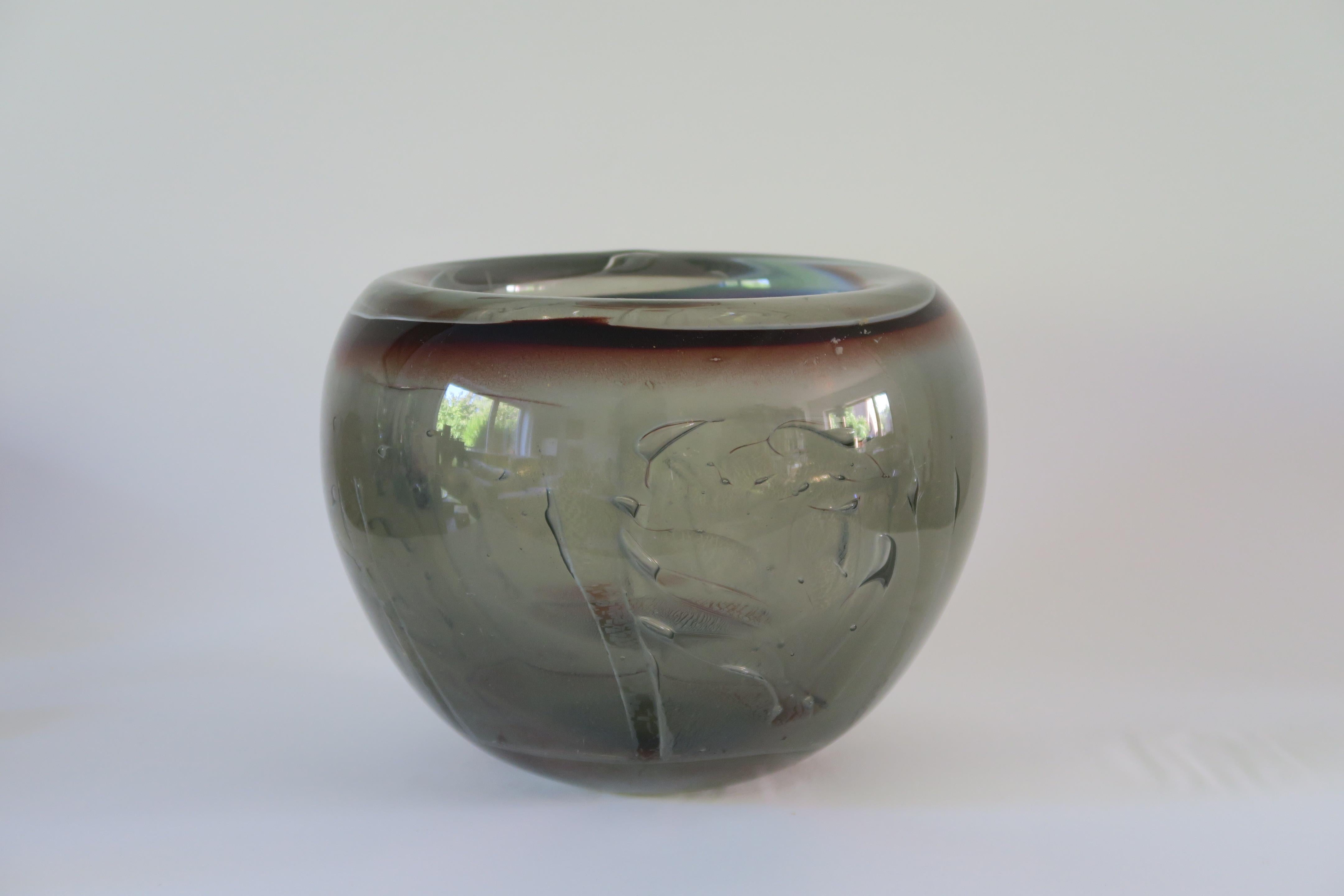 Mid-Century Modern Unica vase by Andries Dirk Copier for Leerdam glassfactory 1941 For Sale
