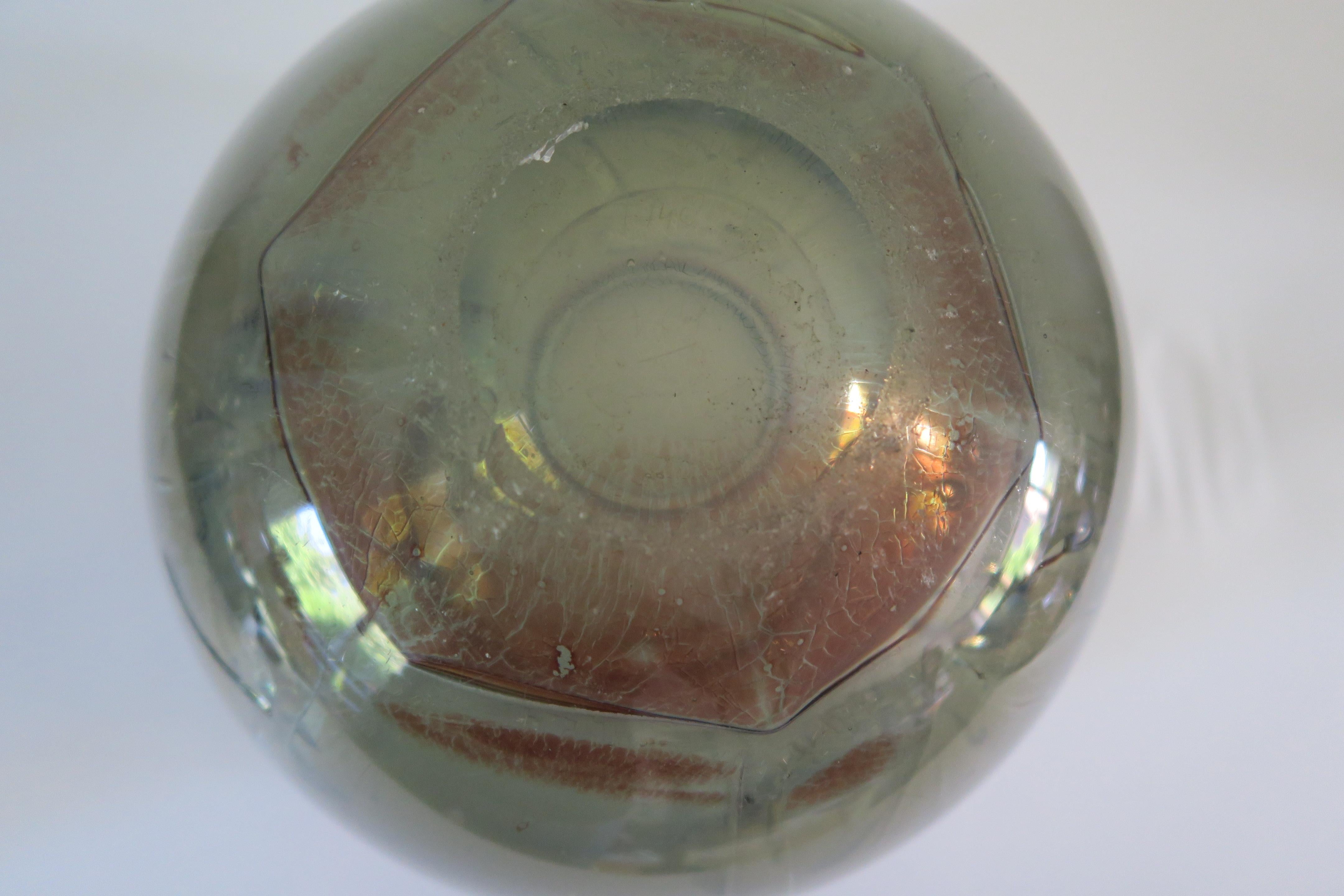 Mid-20th Century Unica vase by Andries Dirk Copier for Leerdam glassfactory 1941 For Sale