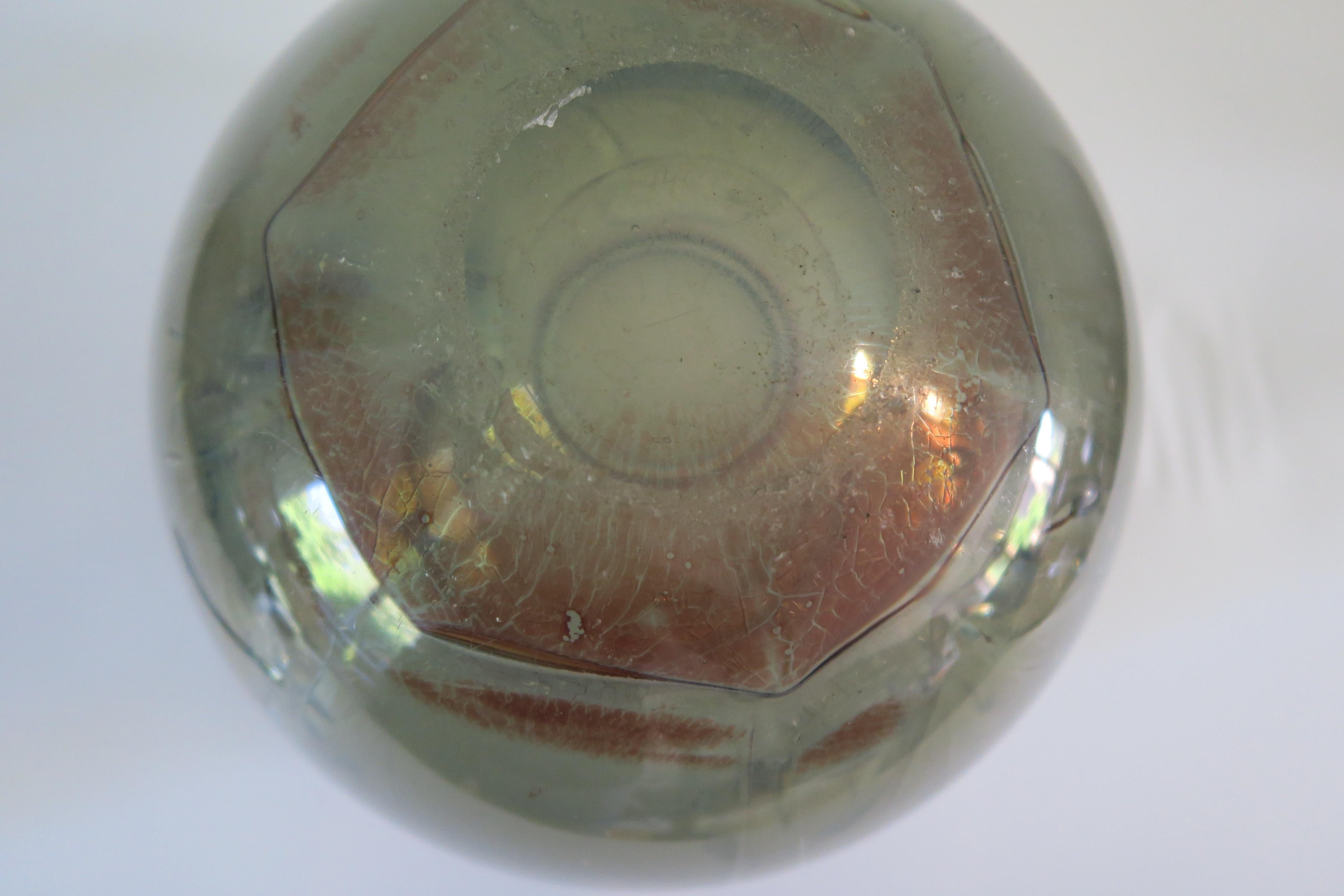 Glass Unica vase by Andries Dirk Copier for Leerdam glassfactory 1941 For Sale