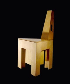 Unicate 80ies Shoe Shine Chair, Original by Werner Schmidt 1987 Art Collection