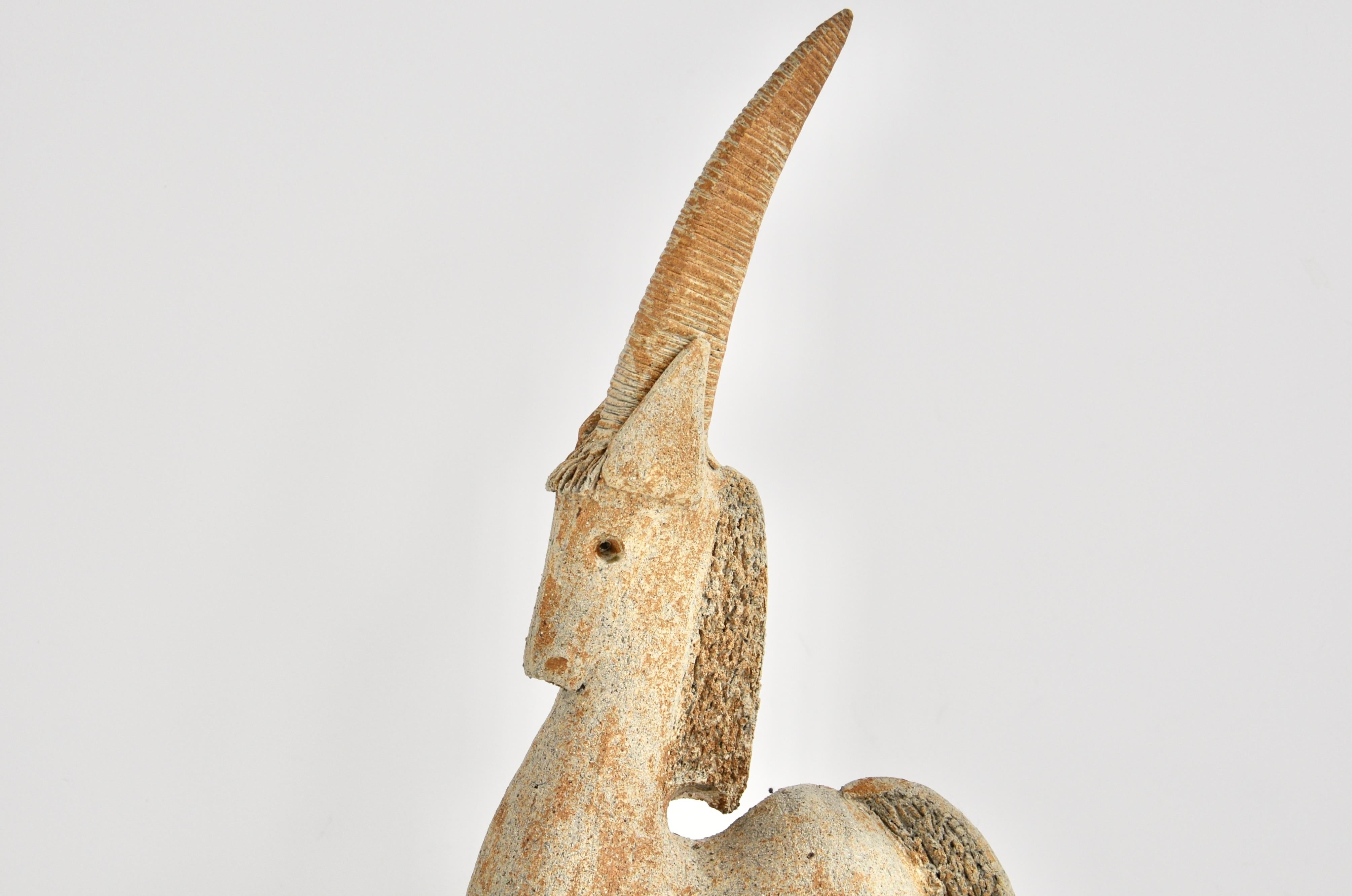 Ceramic Unicorn by Dominique Pouchain For Sale