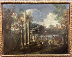 „klassische Landschaft mit Figuren“