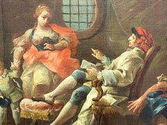"Theatrical or Satirical Scene"