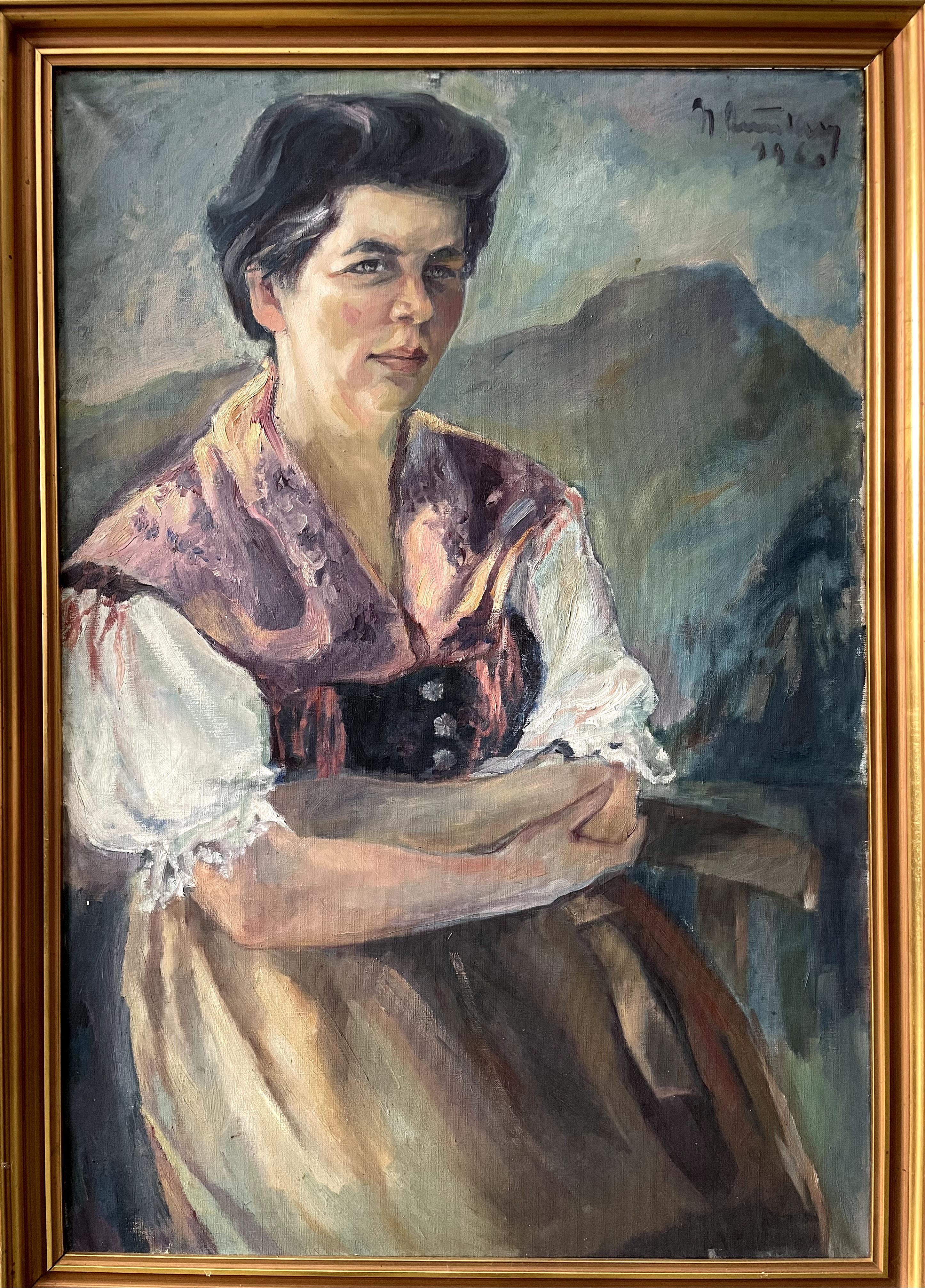 "Vintage Portrait of a Woman"