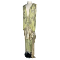 Vestido de baile de Alta Costura no identificado del periodo Art Déco - París, hacia 1925