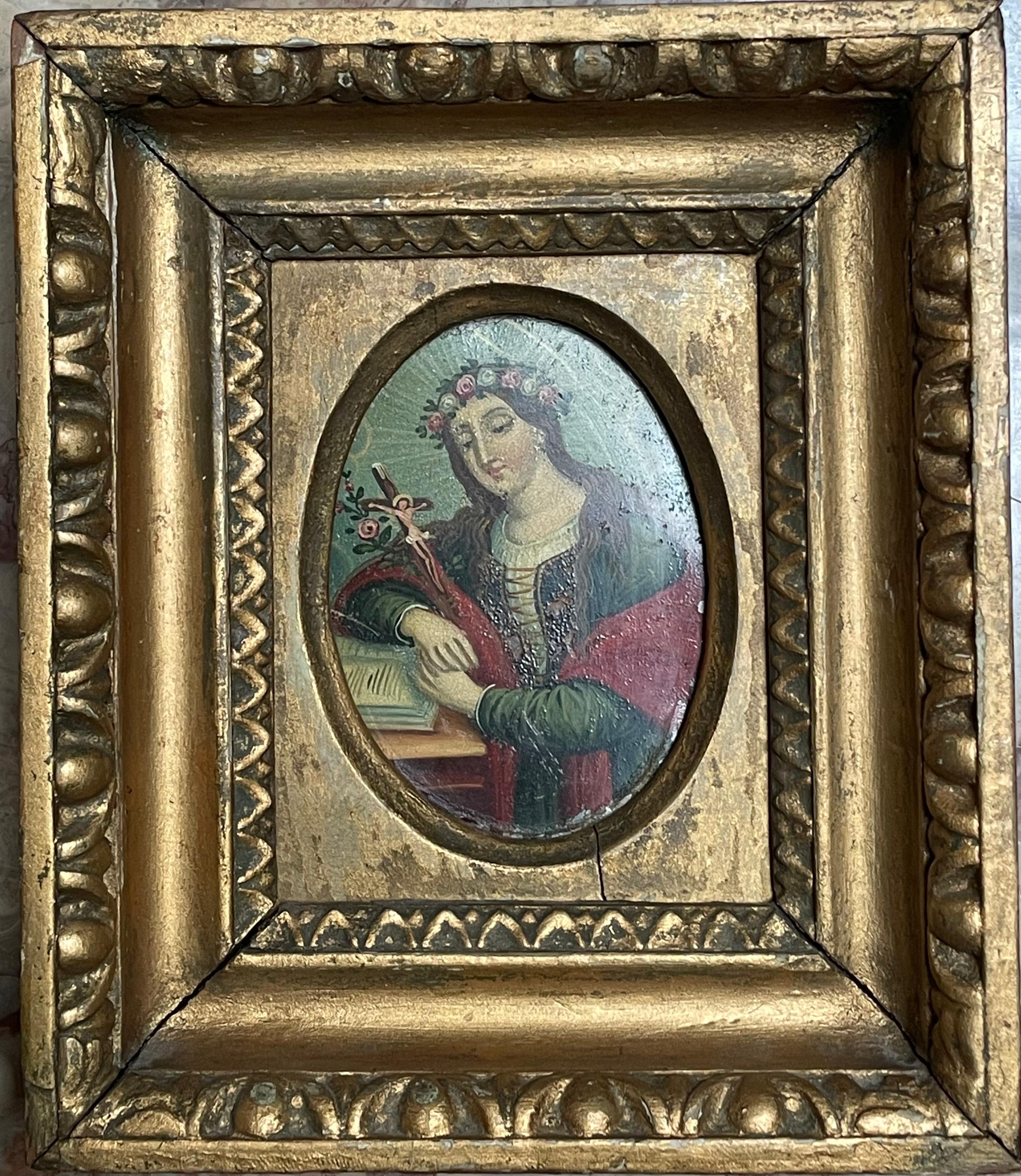 Portrait Painting di Unidentified - "Miniatura"