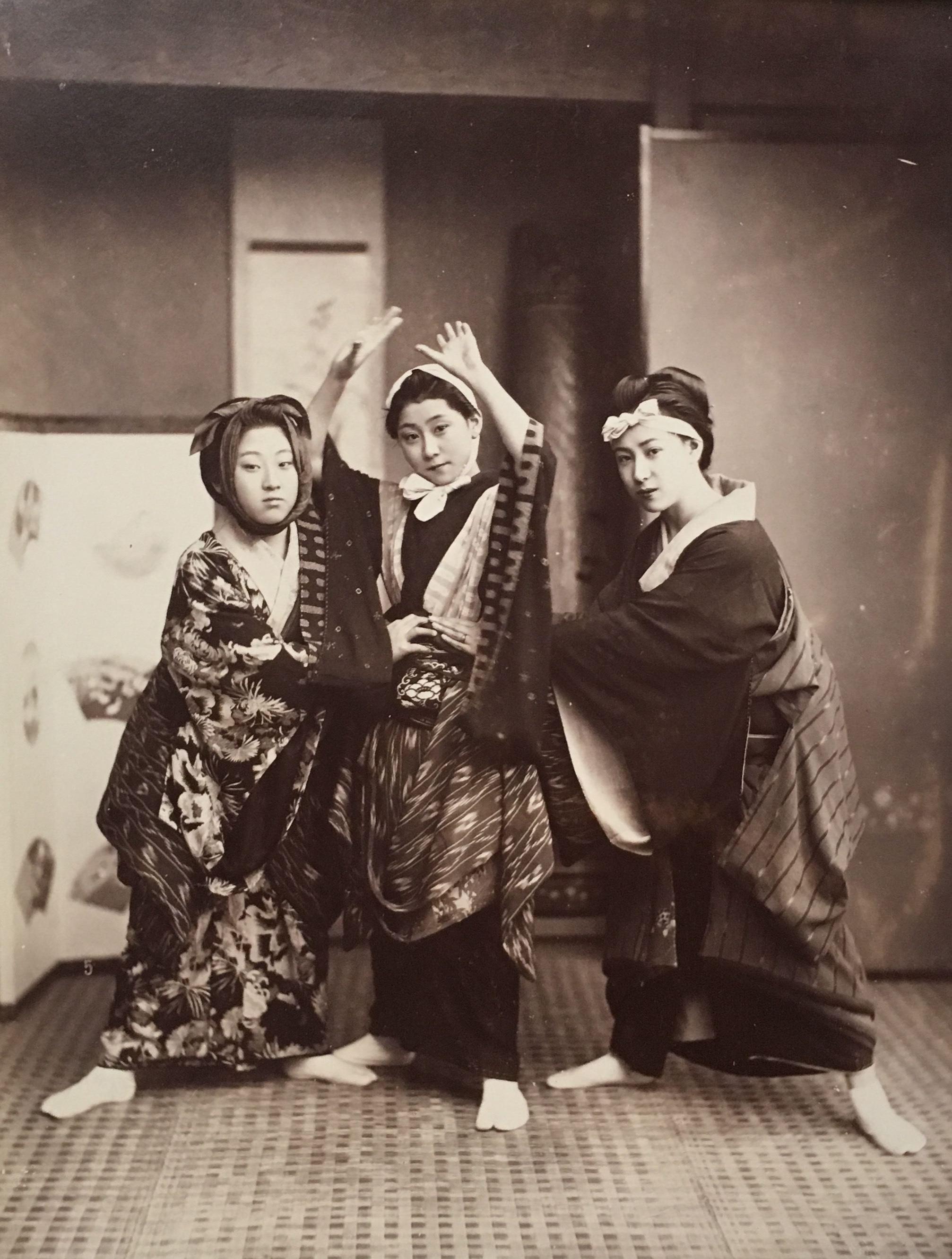 Unidentified Photographer  Black and White Photograph - Dancing Party, c 1870